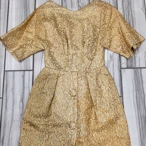 Vintage brocade cocktail party mini dress